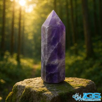 منشور سنگ آمیتیست برزیل اصل