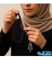 تسبیح گارنت لعل سرخ 33 تایی - سنگ عشق رمانتیک