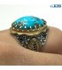 آویز بافت احیا شده فیروزه طبیعی کرمان TURQUOISE