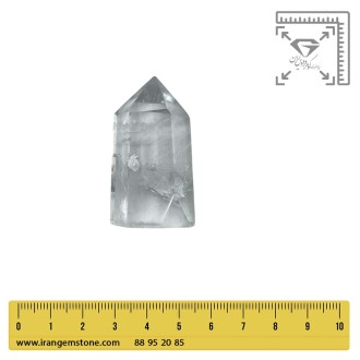 منشور سنگ کریستال کوارتز شفاف – ارتعاشات پاکی و آگاهی