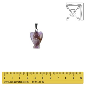 گردنبند آمیتیست فرشته  بدون زنجیر