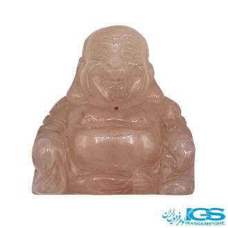 سنگ رزکوارتز  بودا ثروت