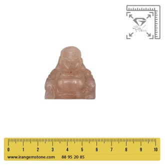 سنگ رزکوارتز  بودا ثروت