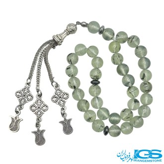 تسبیح تورمالین کوارتز سیاه ۳۳ دانه