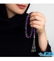 تسبیح سنگ آمیتیست 33 تایی - آرامش و تعادل