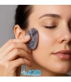 ماساژ صورت آمیتیست و گواشا سنگ طبیعی آرامش‌بخش