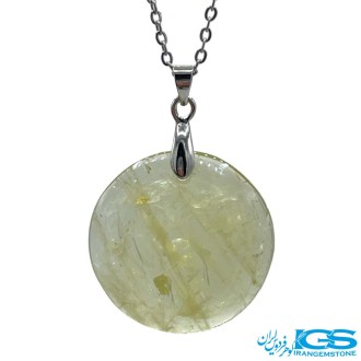 گردنبند سیترین بدون زنجیر