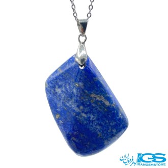 گردنبند لاجورد اصل بدون رنجیر | سنگی آرامش‌بخش