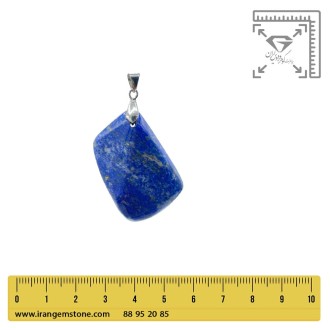 گردنبند لاجورد اصل بدون رنجیر | سنگی آرامش‌بخش