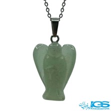 گردنبند آونتورین سبز فرشته بدون زنجیر