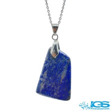 گردنبند لاجورد اصل بدون رنجیر | سنگی آرامشبخش