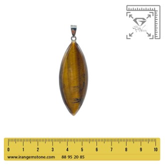 گردنبند سنگ چشم ببر (بدون زنجیر)