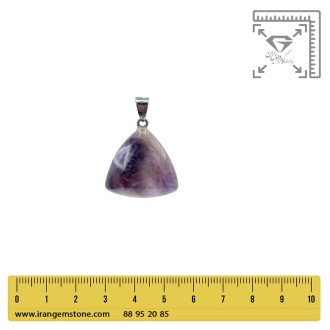 گردنبند سنگ آمیتیست طرح – نماد آرامش و محافظت