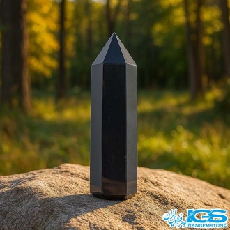 منشور سنگ اونیکس  عقیق سیاه