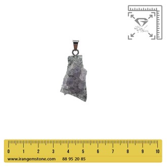 گردنبند سنگ آمیتیست ژئود اصل – نماد آرامش و محافظت