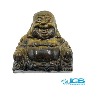 مجسمه  چشم ببر بودا خندان ثروت