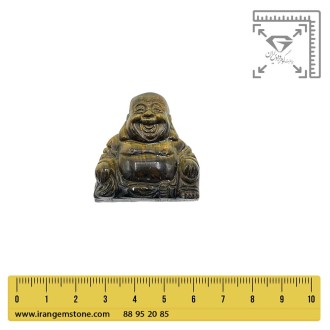 مجسمه  چشم ببر بودا خندان ثروت