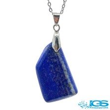 گردنبند لاجورد اصل بدون رنجیر | سنگی آرامشبخش