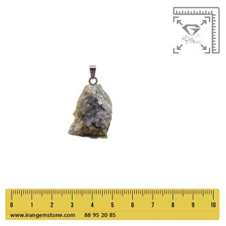 گردنبند سنگ آمیتیست ژئود اصل – نماد آرامش و محافظت