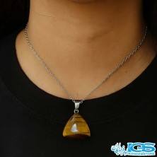 گردنبند سنگ چشم ببر (بدون زنجیر) – نماد قدرت و تمرکز