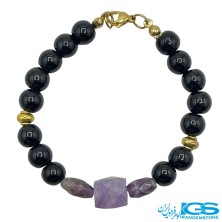 دستبند آمیتیست و اونیکس