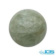 گوی سنگ آکوامارین طبیعی | مناسب چاکرای گلو و مدیتیشن