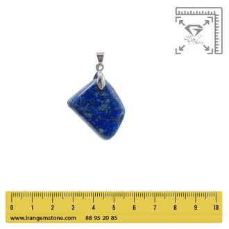 گردنبند لاجورد اصل بدون رنجیر | سنگی آرامش‌بخش