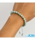 دستبند مکرومه بافی آمازونیت اصل | آرامش، خلاقیت و تعادل انرژی