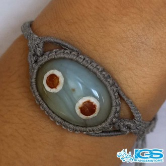 دستبند بابا قوری مکرومه بافی