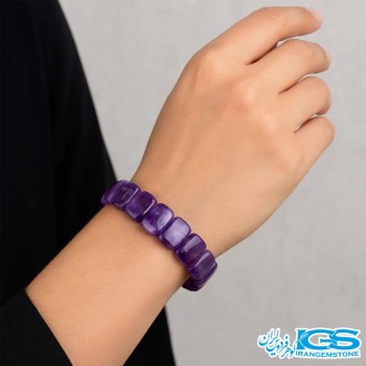 دستبند آمیتیست مدل کشی