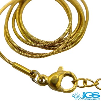زنجیر استیل ماری طلایی 50 سانتیمتر قطر 1 میل