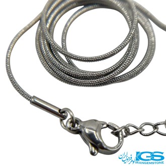 زنجیر استیل ماری نقره ایی ۵۰ سانتی‌متر (قطر ۱ میلی‌متر)