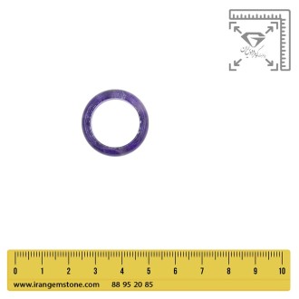 انگشتر سنگ آمیتیست رینگی سایز 54