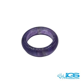 انگشتر سنگ آمیتیست رینگی سایز 54