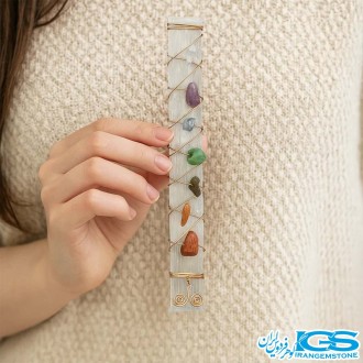 استوانه انرژی هفت چاکرا  و سنگ سلنیت