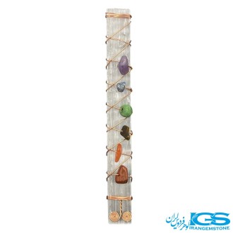 استوانه انرژی هفت چاکرا  و سنگ سلنیت