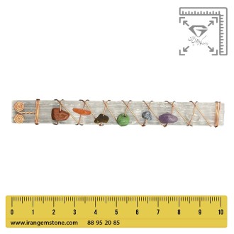 استوانه انرژی هفت چاکرا  و سنگ سلنیت