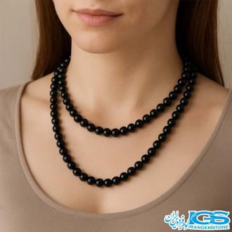 گردنبند سنگ اونیکس بلند اصل با خواص درمانی