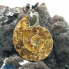 آویز فسیل آمونیت fossil ammonite