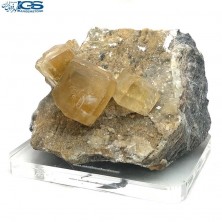سنگ کلکسیونی فلوریت زرد فلئوریت yellow fluorite