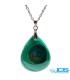 گردنبند سنگ مالاکیت اصل (بدون زنجیر) آرامش‌بخش