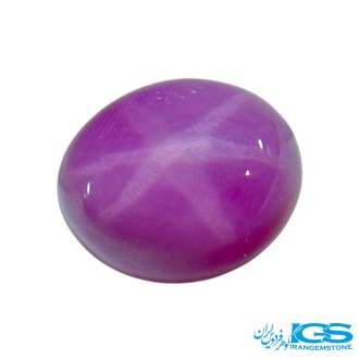 نگین یاقوت سرخ استار جواهر تراش هند