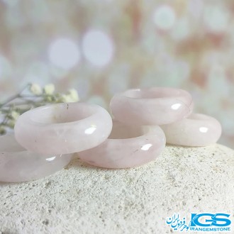 انگشتر سنگ  رزکوارتز رینگی