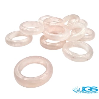 انگشتر سنگ  رزکوارتز رینگی