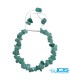 دستبند چیپسی خورده راف آونتورین سبز اصل طبیعی