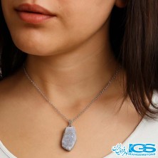گردنبند کوارتزدودی بدون زنجیر