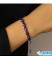 دستبند آمیتیست مکرومه بافی | آرامش و انرژی مثبت در یک جواهر