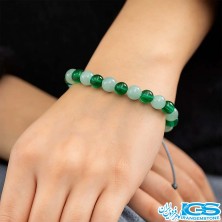 دستبند آونتورین مکرومه بافی