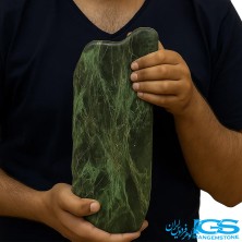 سنگ کلکسیونی جید سبز | دکوری و انرژیدرمانی اصل