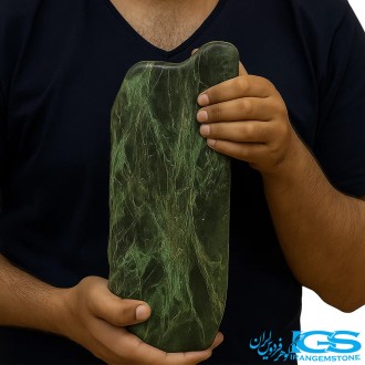 سنگ کلکسیونی جید سبز | دکوری و انرژی‌درمانی اصل